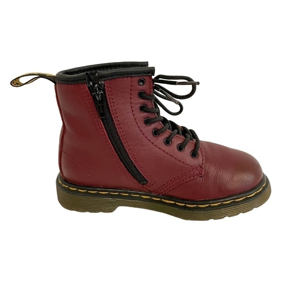 Dr Martens Toddler 1460 Softy T Leather Boots 10 - Picture 3 of 7